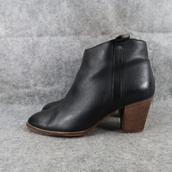 Madewell Shoes Womens 7 Bootie Fashion Classic Billie Boot Leather Stacked Heel - Picture 5 of 15